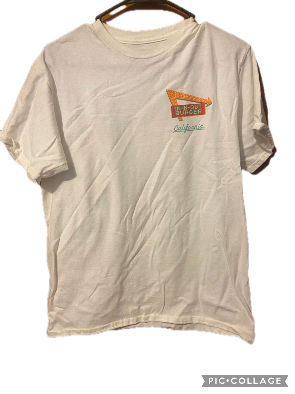 California In and Out Burger White T-Shirt